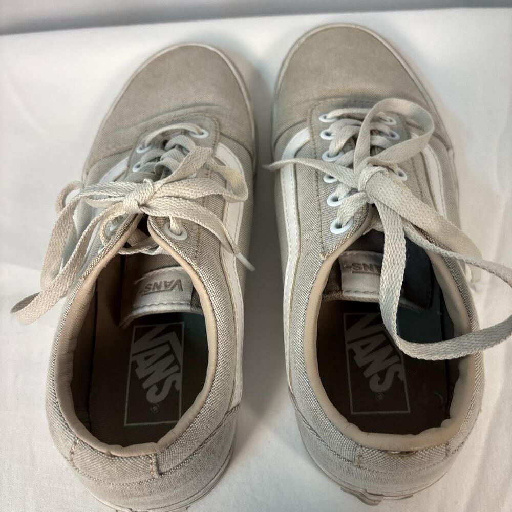 Grey and white Vans trainers - Picture 5 of 6
